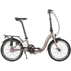 Foldecykel U-Go Now i3 med lav indstigning - 20 tommer - Nexus 3 gear - V-bremse - Maroon Brown
