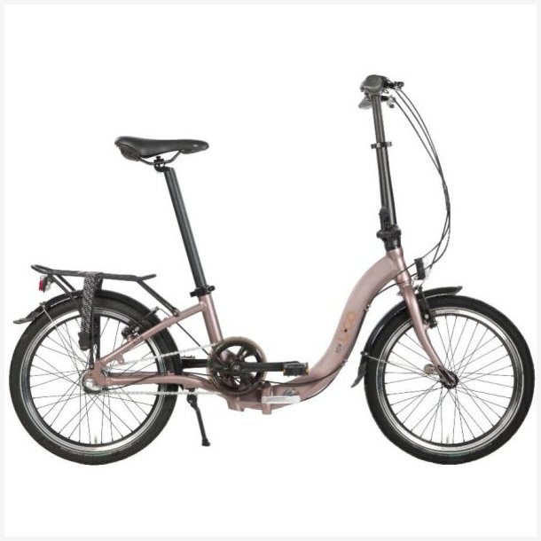 Foldecykel U-Go Now i3 med lav indstigning - 20 tommer - Nexus 3 gear - V-bremse - Maroon Brown