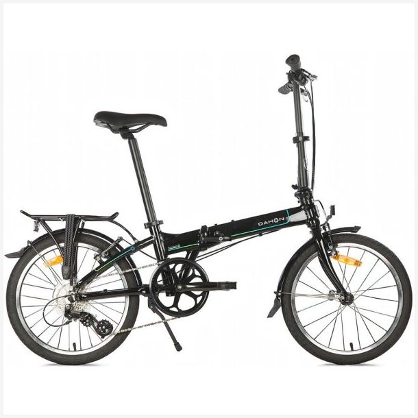 Foldbar cykel Dahon Mariner D8 Jet - 20 tommer - 8 gear - V-bremse - Obsidian sort