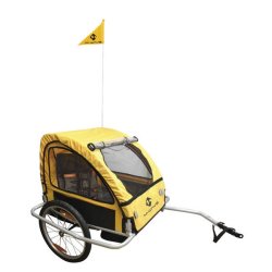 Cykeltrailer til b�rn &amp; bagage M-Wave Kids Ride Easy med st�lstel