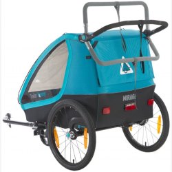 Cykeltrailer til brn Mirage Tommy - aluminum ramme