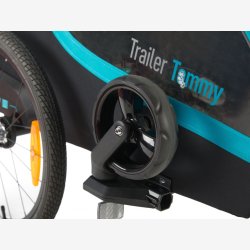 Cykeltrailer til brn Mirage Tommy - aluminum ramme