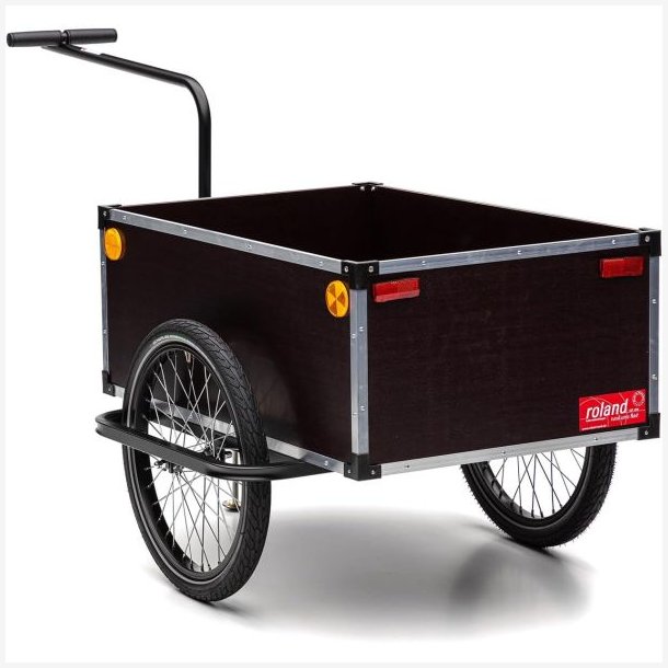 Roland Jumbo B cykeltrailer med h�j tr�karm (175L)