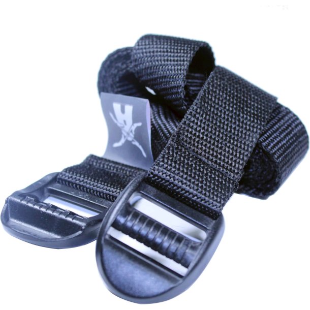 Melia monteringsstropper til babyindsatsen 2x160 cm - sort