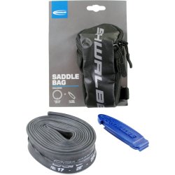 Schwalbe sadeltaske med slange SV13 + 2 dkjern