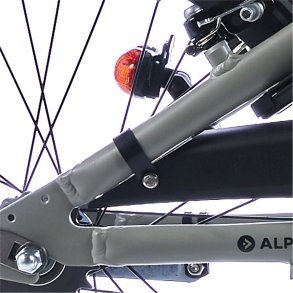 Alpina baglygte JY-235T sort