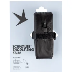 Schwalbe sadeltaske Aerothan inkl. slange SV16E +2 dkjern