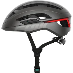 CRNK smart Bluetooth cykelhjelm Angler Alpha metallic sort L 57-63 cm