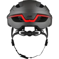 CRNK smart Bluetooth cykelhjelm Angler Alpha metallic sort M 55-58 cm