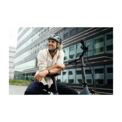 CRNK smart Bluetooth cykelhjelm Angler Alpha metallic sort M 55-58 cm