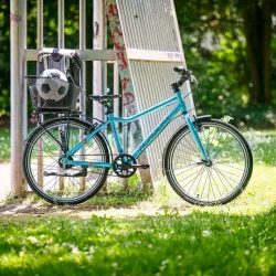 24" letvgts alu cykel 7 gear ACADEMY GRADE 5 belt - med remtrk - Ocean bl