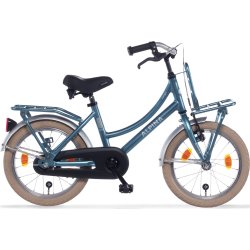 Alpina Cargo 18" pigecykel med fodbremse, frontlad - st�lbl�