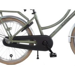 Alpina Cargo 20" pigecykel med fodbremse, frontlad - fl�jlsgr�n