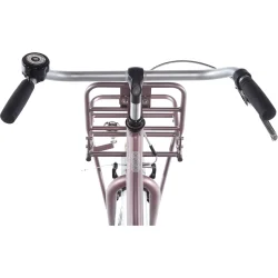 Alpina Cargo 22" pigecykel med fodbremse, frontlad - gammelrosa