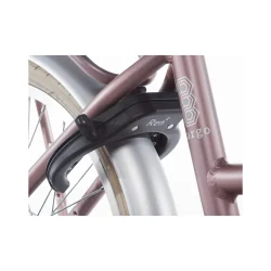 Alpina Cargo 22" pigecykel med fodbremse, frontlad - gammelrosa