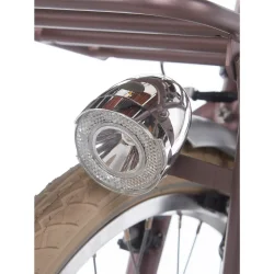 Alpina Cargo 20" pigecykel med fodbremse, frontlad - gammelrosa