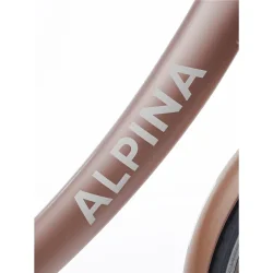 Alpina Clubb 22" pigecykel med fodbremse og frontlad - Rose Gold