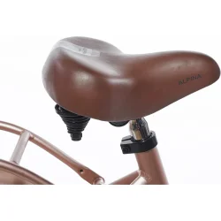 Alpina Clubb 22" pigecykel med fodbremse og frontlad - Rose Gold