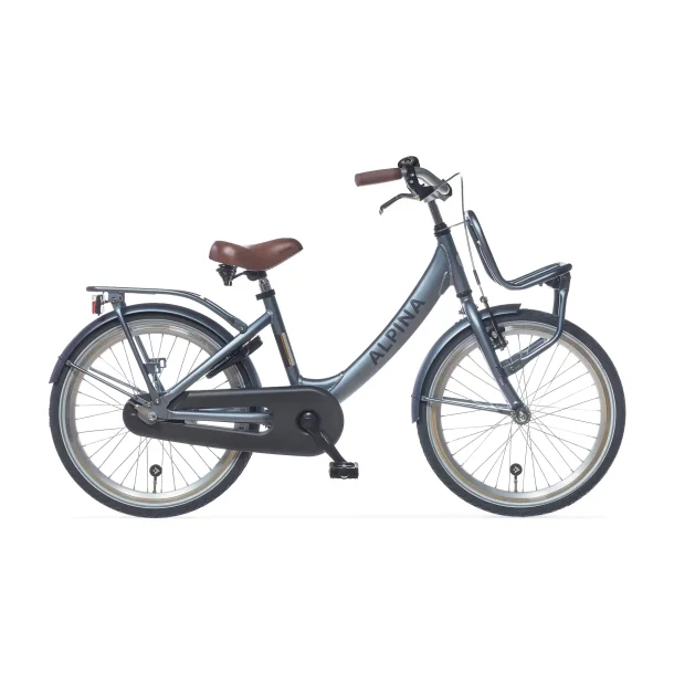 Alpina Clubb 20" pigecykel med fodbremse og frontlad - satinbl�