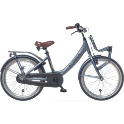 Alpina Clubb 22" pigecykel med fodbremse og frontlad - satinbl�