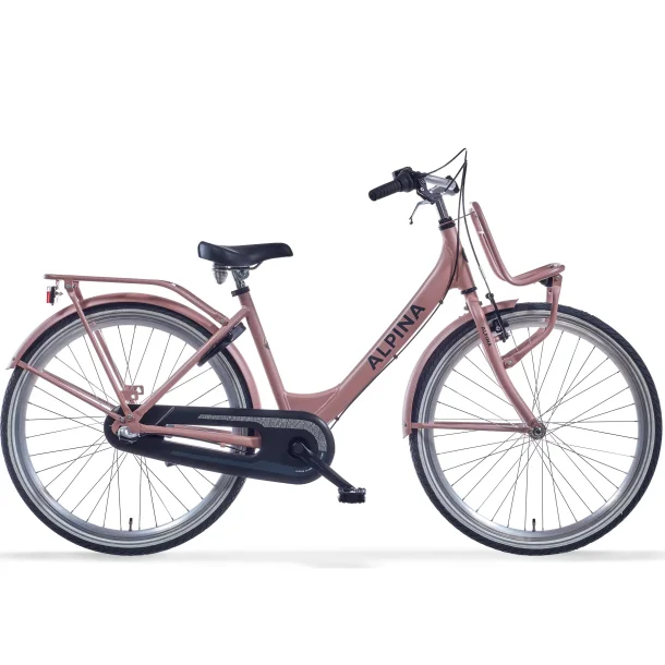 Alpina Clubb 26" pigecykel med 3 gear, fodbremse - Dessert pink