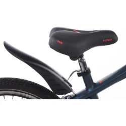 20" Alpina Trial drengecykel i aluminium, fuldt udstyret - petroleum m�rkebl�