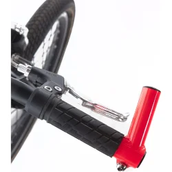 20" Alpina Trial drengecykel i aluminium, fuldt udstyret - petroleum m�rkebl�