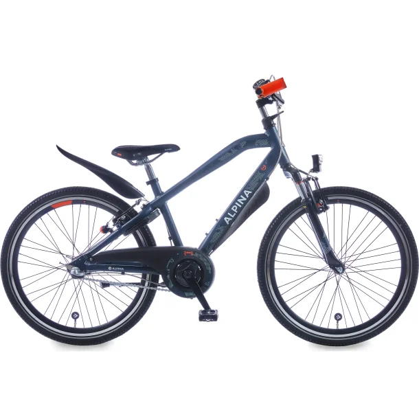 24" Alpina Trial drengecykel � 3 gear, fordbremse - bl�gr�