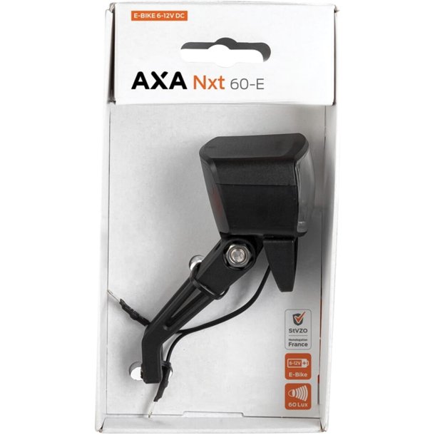 Axa forlygte NX6 E-Cykel 6-12V 60 LUX
