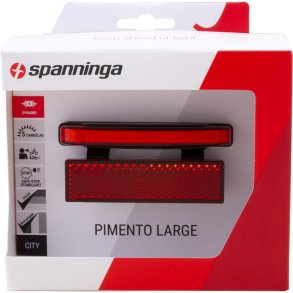 Spanninga baglygte Pimento Large XDvS dynamo 80mm