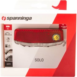Spanninga baglygte Solo XBA -batteri - med sensor