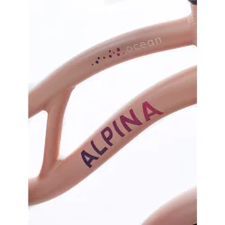 Alpina Ocean 18" pigecykel med fodbremse - misty pink