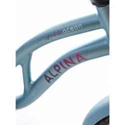 Alpina Ocean 22" pigecykel med fodbremse - skumrings bl�