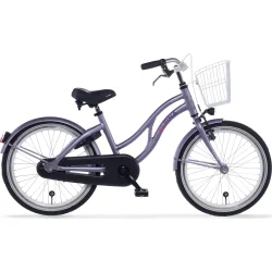 Alpina Ocean 20" pigecykel med fodbremse - diset lavendel