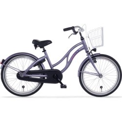 Alpina Ocean 20" pigecykel med fodbremse - diset lavendel