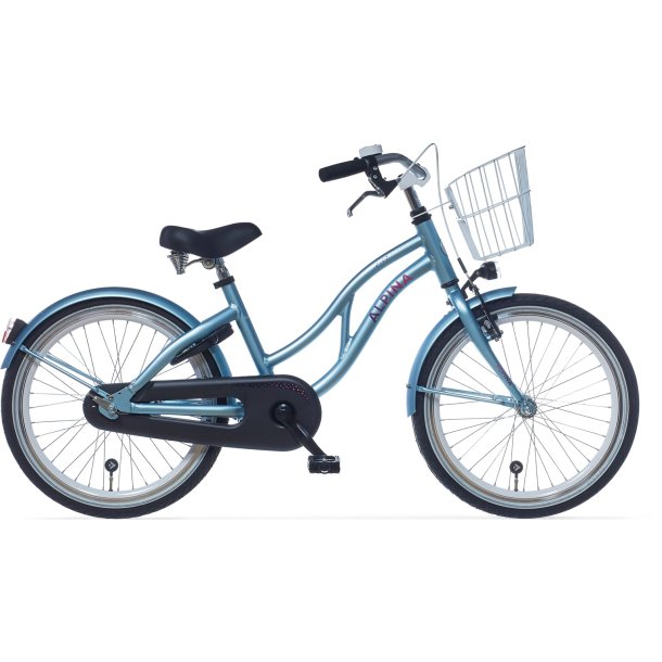 Alpina Ocean 22" pigecykel med fodbremse - skumrings bl�