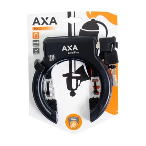 Ringl�s Axa Solid Plus - godkendt - sort
