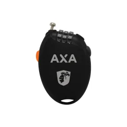 Axa Roll kompakt kabell�s med udtr�k og kode, 75cm