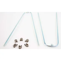 Skrmst 28" Hybride lavet af aluminium 50mm - sort