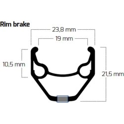 Ryde flg 28 ZAC2000 ALU 24.6mm36/14