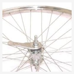 Roland baghjul 28 x 1 1/2  Shimano RN HL32 aluflg, eger i rustfrit stl