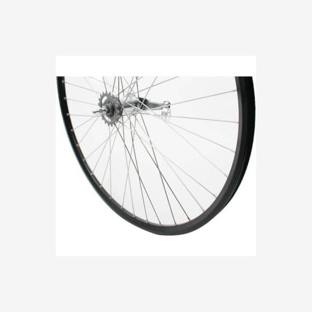 Roland baghjul 28" Shimano RN ZAC2000 Sort rustfrit stl eger