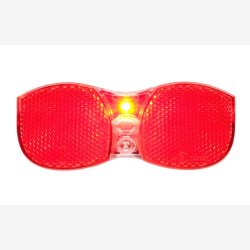 AXA City baglygte med batterier - 80 mm