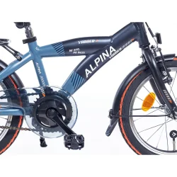 Alpina Yabber 18" drengecykel med fodbremse - bl�