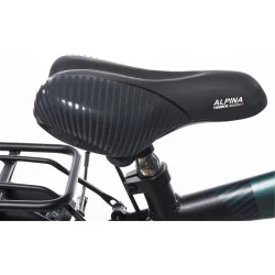 Alpina Yabber 20" drengecykel med fodbremse - m�rkegr�n/sort