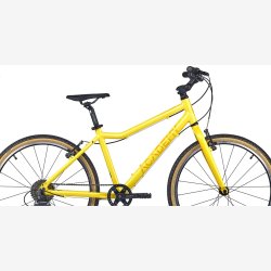 24 tommer letvgts cykel i aluminium 7 gear gul
