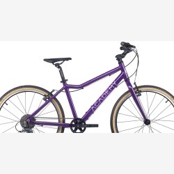 24 tommer letvgts aluminium cykel 7 gear lilla