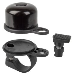 AirBell klokke M-Wave med AirTag holder 31,8mm - sort
