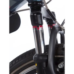 22" Alpina Trial drengecykel i aluminium, fuldt udstyret - petroleum m�rkebl�