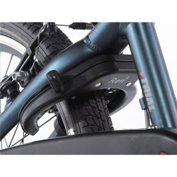 22" Alpina Trial drengecykel i aluminium, fuldt udstyret - petroleum m�rkebl�